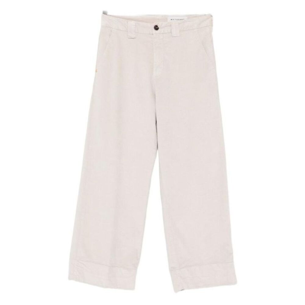 WHITE SAND Women's Relaxed Fit Wide Leg Linen Blend Pants Women DOVE GREY
